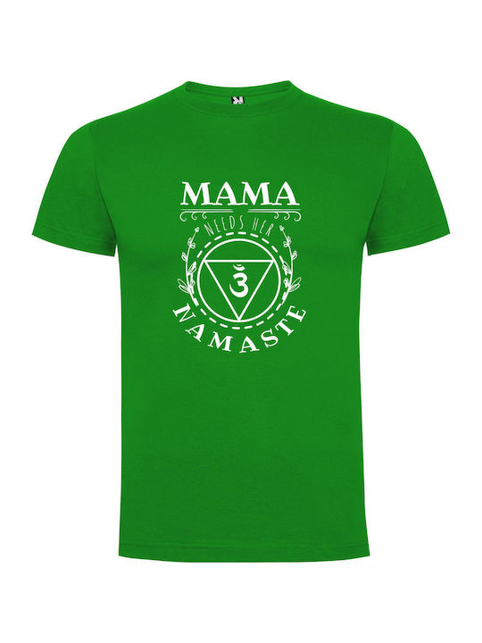 iLovePrints Mama's Mana Mania T-shirt Grün