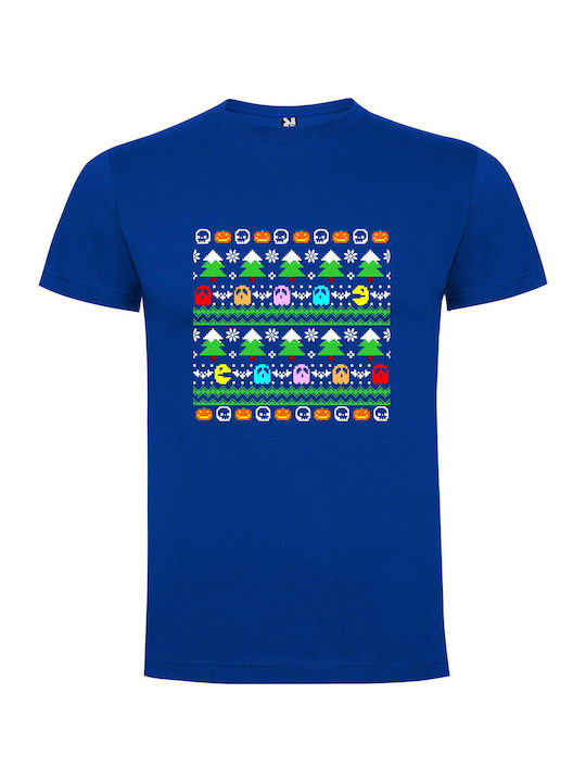 iLovePrints Pixel T-shirt Blue