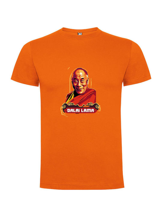 iLovePrints Red Robe Masterpiece T-shirt Orange