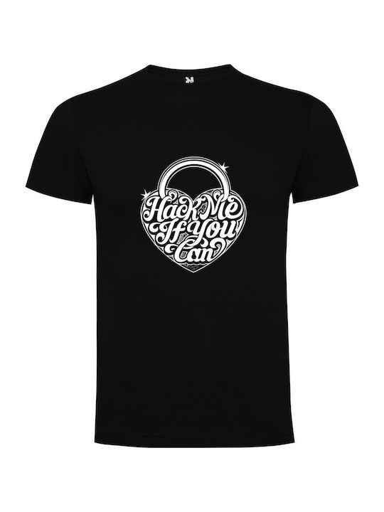 iLovePrints Heart Of Hacking T-shirt Black