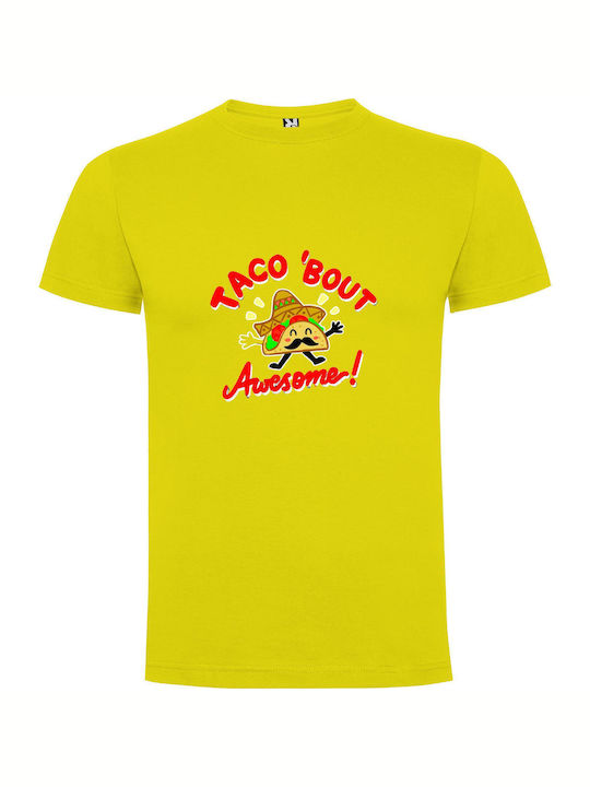 iLovePrints Taco Bell Delight T-shirt Yellow