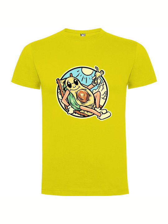 iLovePrints Sun-kissed Chill Life T-shirt Yellow