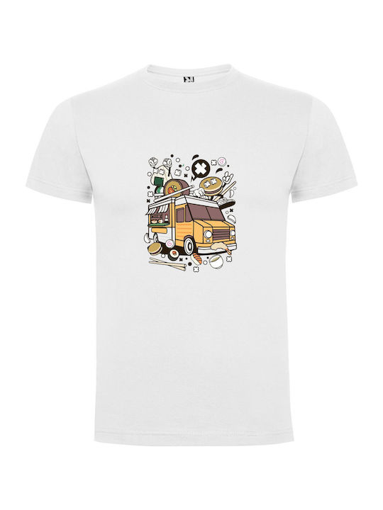 iLovePrints Sushi Ice Cream Hybrid! T-shirt White