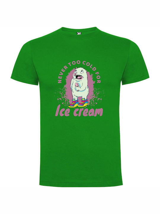 iLovePrints Polar Cream Delight T-shirt Green