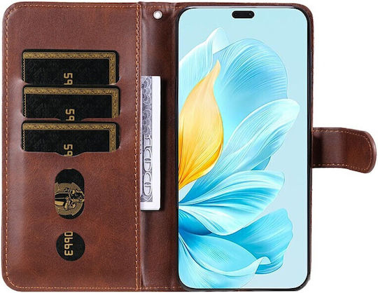Zipper Wallet Καφέ (Honor 200 Lite 5G)