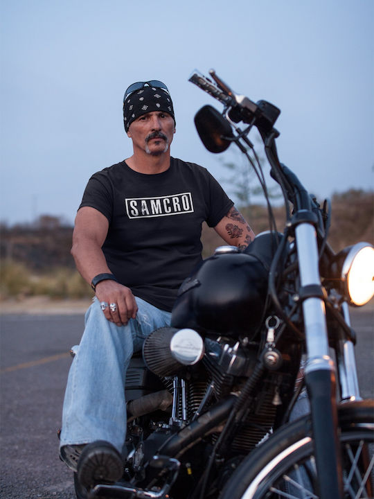 Softworld Sons Of Anarchy Samcro T-shirt Sons of Anarchy Μαύρο