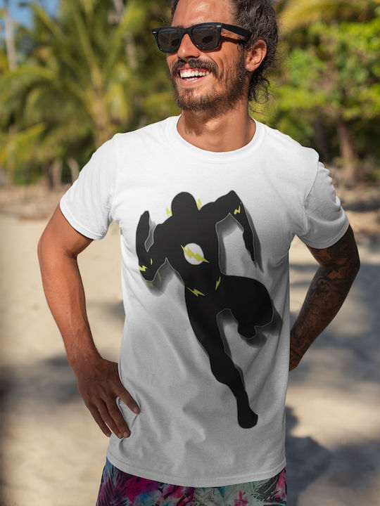 Softworld The Flash Running Shadow T-shirt Λευκό