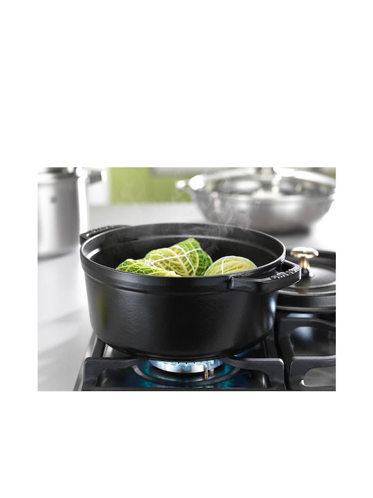Staub La Cocotte Tiefe Gusseisen Kochtopf aus Gusseisen 2.6lt / 22cm