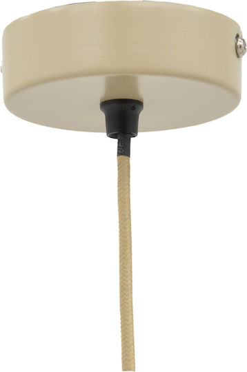 Inart Gervi Pendant Light Gold with Socket E27 50x50x110cm