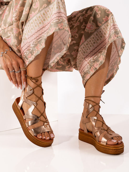 Μπρονζέ Flatforms Gladiator