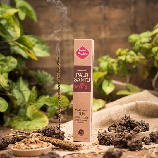 Θυμίαμα Palo Santo Μύρο Sagrada Madre Premium Incense 8τμχ