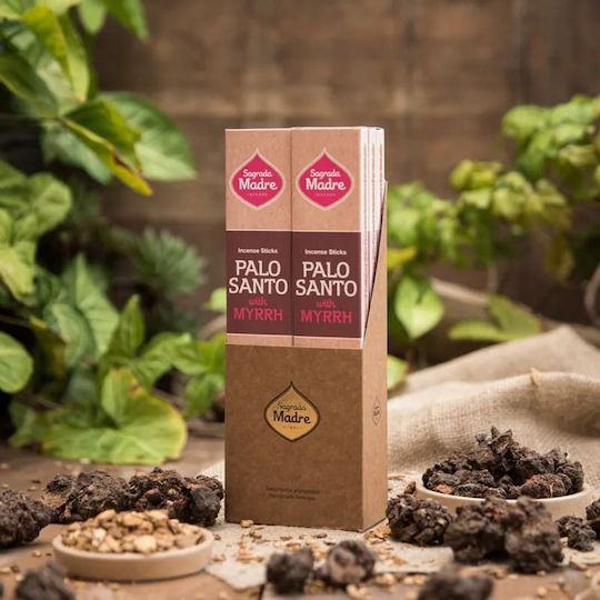 Θυμίαμα Palo Santo Μύρο Sagrada Madre Premium Incense 8τμχ