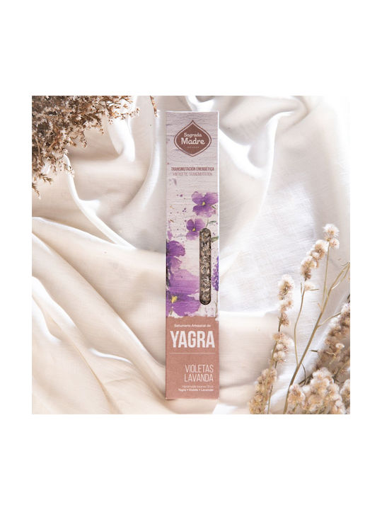 Θυμίαμα Yagra Βιολέτα & Λεβάντα Sagrada Madre Botanical Incense 8τμχ
