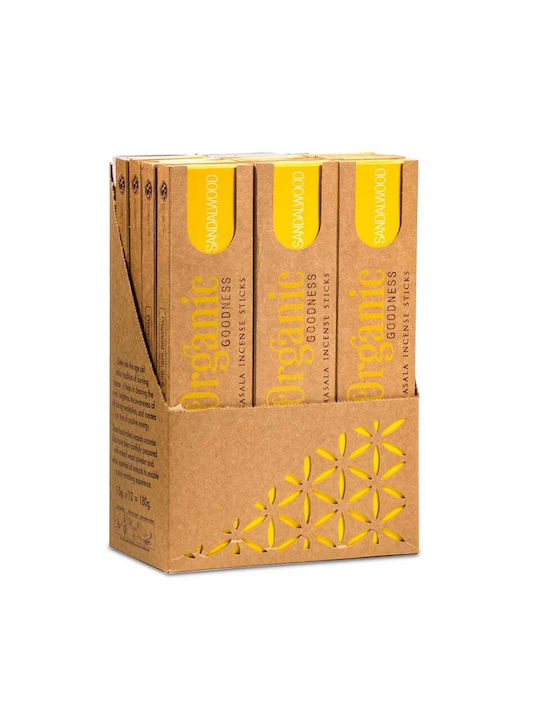 Sandelholz Masala Räucherstäbchen Bio 15g