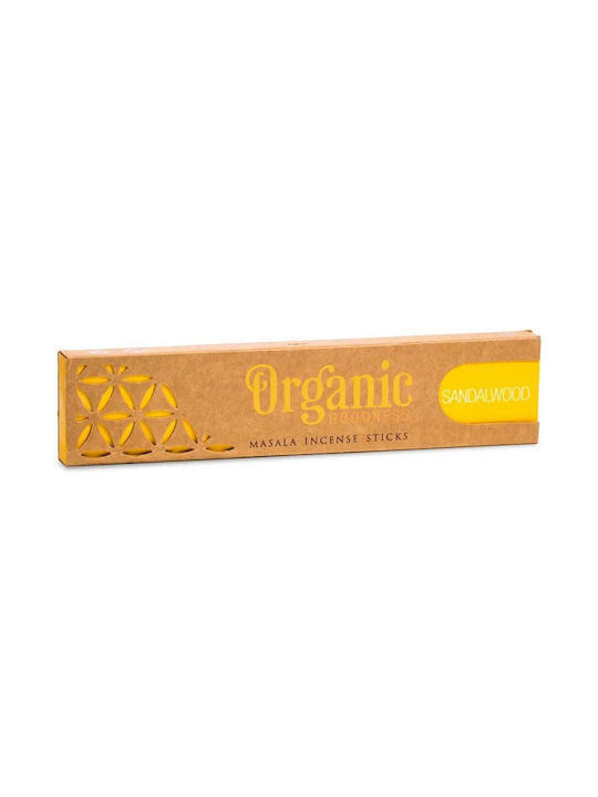 Sandelholz Masala Räucherstäbchen Bio 15g