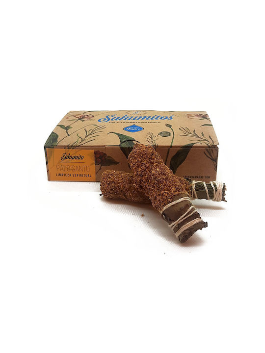 Băț de Palo Santo pentru purificare, sacru și parfum pentru casă, Sahumitos, 10cm