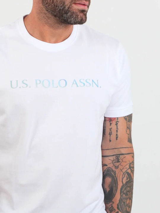 U.S. Polo Assn. Ανδρικό T-shirt Κοντομάνικο Λευκό