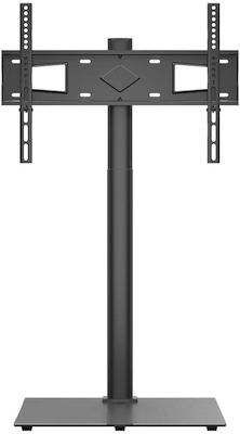 vidaXL 379565 TV Mount Floor with Arm up to 65" Black