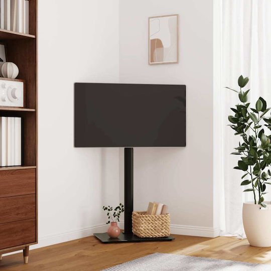 vidaXL 379565 TV Mount Floor with Arm up to 65" Black