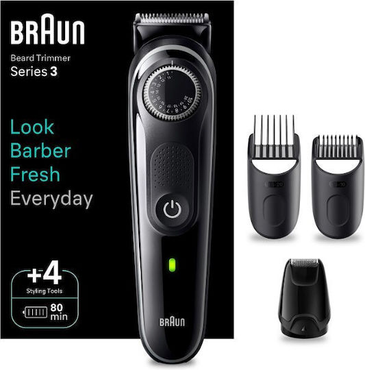 Braun Series 3 Wiederaufladbar Haarschneidemaschine Schwarz BT3440
