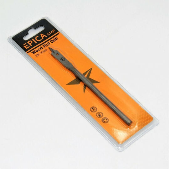 Epica Star Свредло Перо с Шестоъгълна Опашка за Дървο 10x150mm