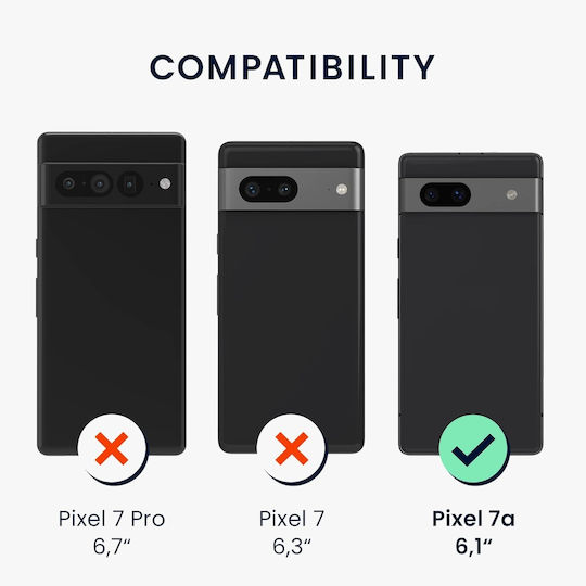 KWmobile Cosmic Nature Wallet Δερματίνης Πολύχρωμο (Google Pixel 7a)