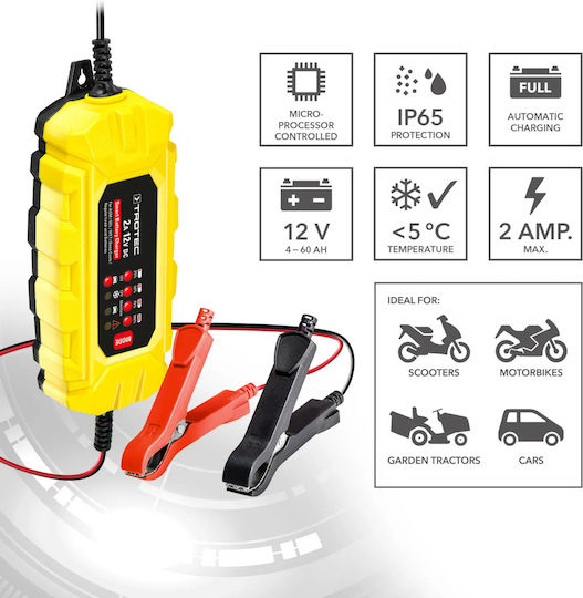 Trotec Batterieladegerät Für Auto & Motorrad 12V