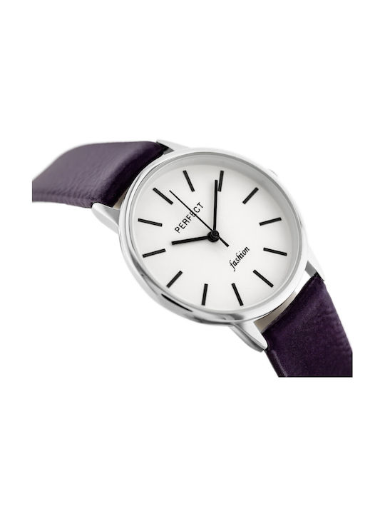 Perfect Ceas cu Violet Curea de Piele