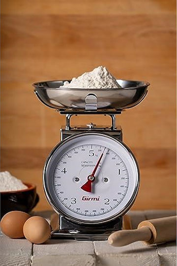 Girmi Αναλογική Ζυγαριά Κουζίνας με Κάδο έως 5kg Πολύχρωμη