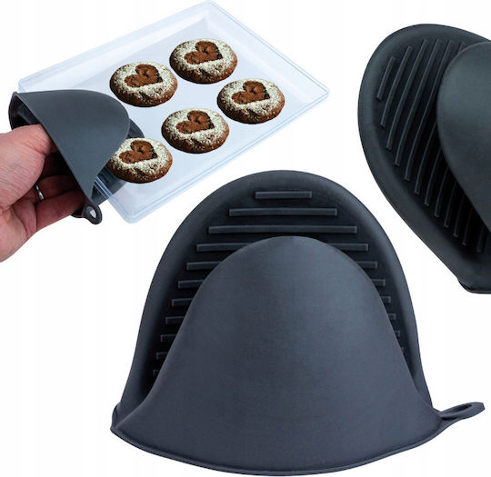 Pot Holder Silicone Gray 1pcs