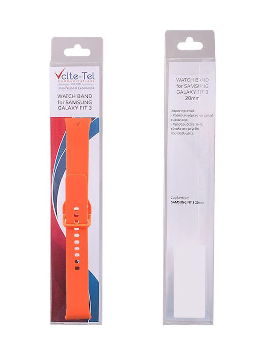 Volte-Tel Armband Silikon Orange (Galaxy Fit3)
