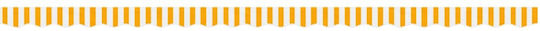 Vidaxl Replacement Awning Fabric Striped Yellow White 5 M Yellow