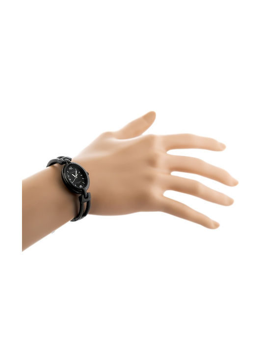 Extreim Women's Watch with Black Metal Bracelet