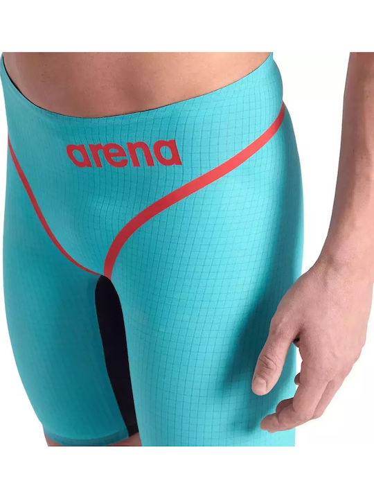 Arena Powerskin Carbon Core Fx Le Ανδρικό Αγωνιστικό Jammer Μαγιό Κολύμβησης Τιρκουάζ