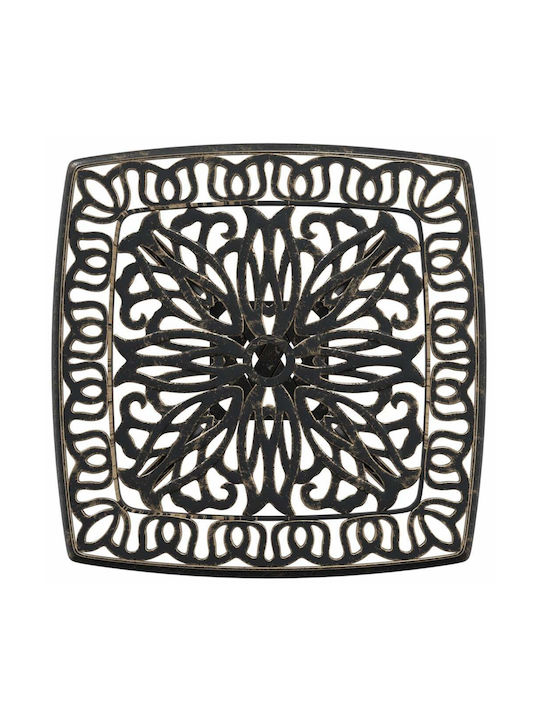 Tisch für kleine Außenbereiche Stabil Bronze 53x53x53cm