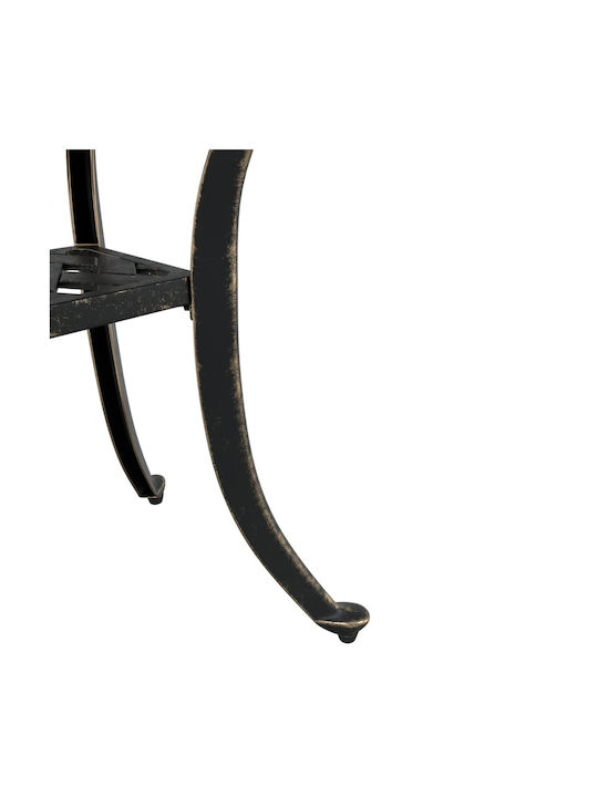 Tisch für kleine Außenbereiche Stabil Bronze 53x53x53cm