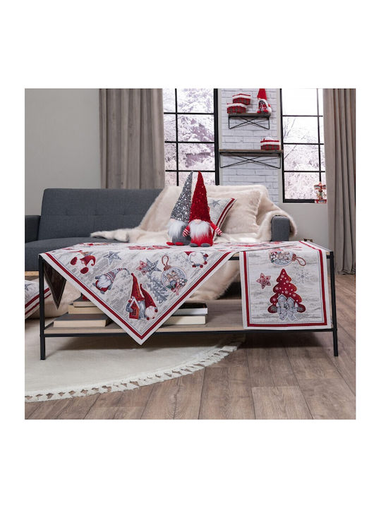 Teoran Set de Decorațiuni de Crăciun Măsuțe Pătrat Material textil 2buc