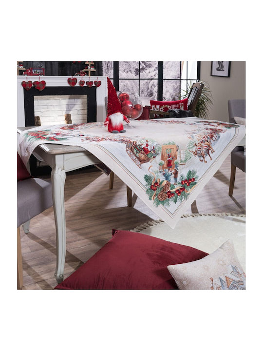 Teoran Ornament de Crăciun Față de masă Material textil M140xL240cm 1buc