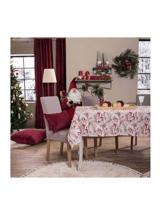 Teoran Christmas Tablecloth Fabric L135xW180cm.