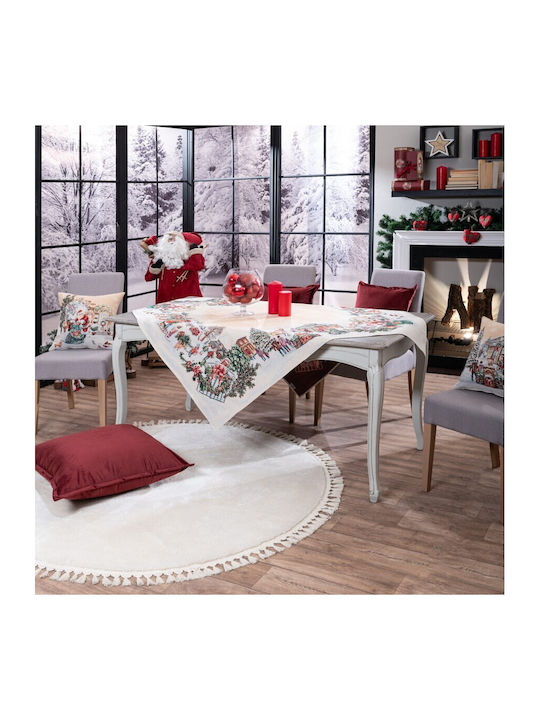 Teoran Christmas Tablecloth Fabric L140xW140cm.