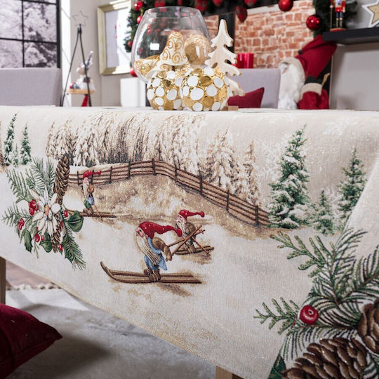 Teoran Weihnachtliches Tischtuch