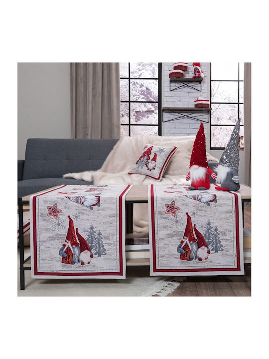 Teoran Ornament de Crăciun Față de masă Cărpă Material textil M45xL140cm 1buc