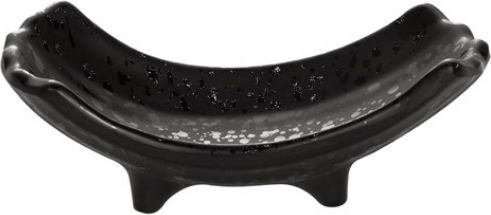 Ready Servierplatte Rechteckig Kunststoff Schwarz 19.8x9.7cm 6Stück