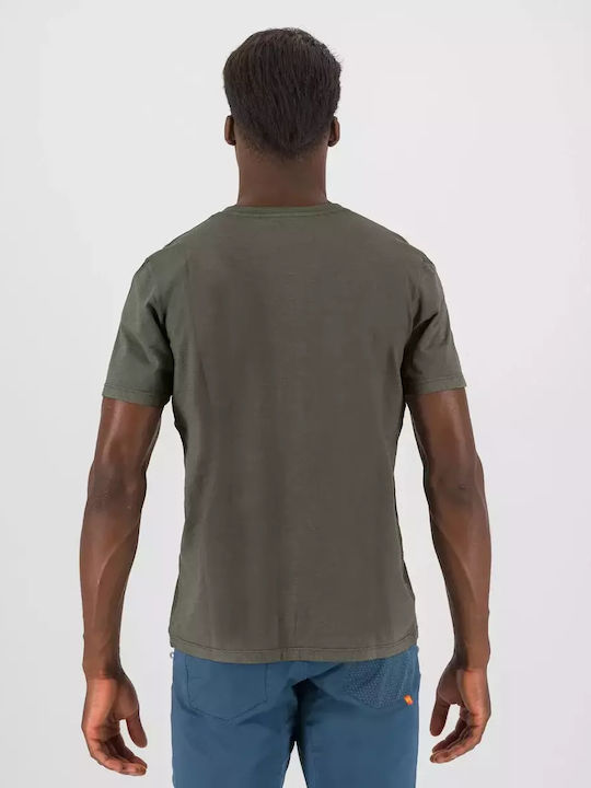 Karpos Outdoor T-shirt Bărbătesc cu Mânecă Scurtă Kaki