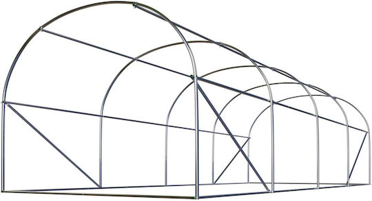 DAC-NOP-10009303 Оранжерия Тунел с Метална Рамка 4x2.5x2m
