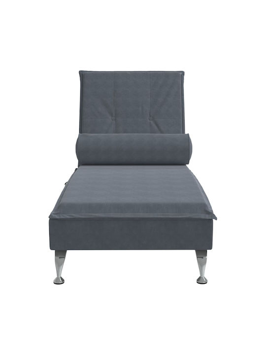 Recliner Samt Gray L136.5xW56xH75cm