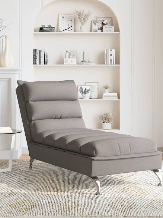 Recliner Stoff Braun L133.5xW56xH74cm