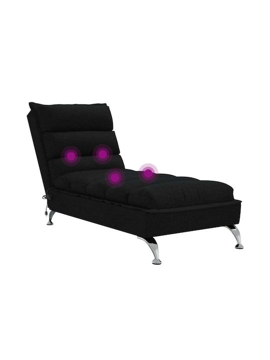 Recliner Stoff Schwarz L133.5xW56xH74cm