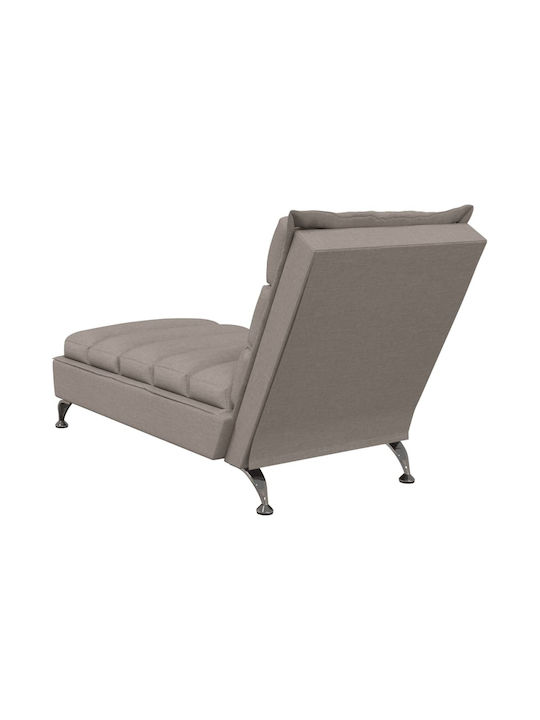 Recliner Stoff Braun L133.5xW56xH74cm