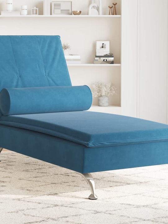 Recliner Samt Blau L136.5xW56xH75cm
